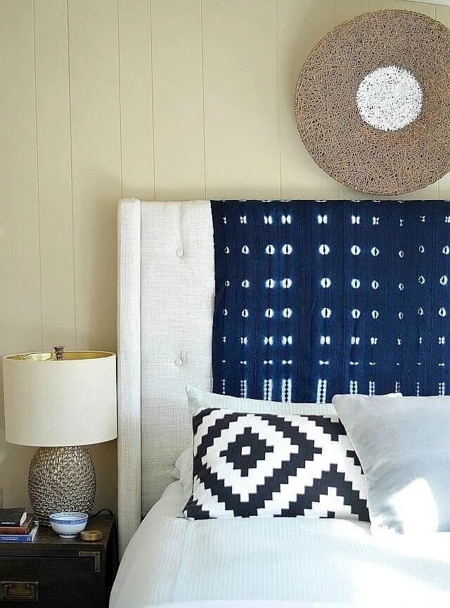 Home Design-Put a Scarf or Blanket on Your Headboard for Decoration