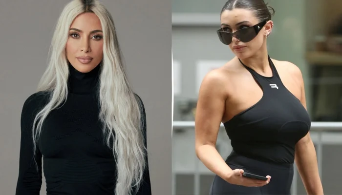 Kim Kardashian's Striking Outfit