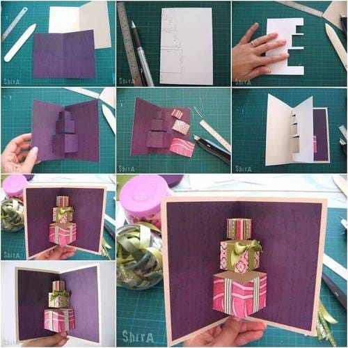 How to make amazing pop-up birthday card for beginners guide in 8 steps: